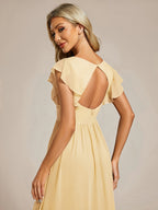 LILYANA™ | Abito da Damigella in Chiffon Elegante