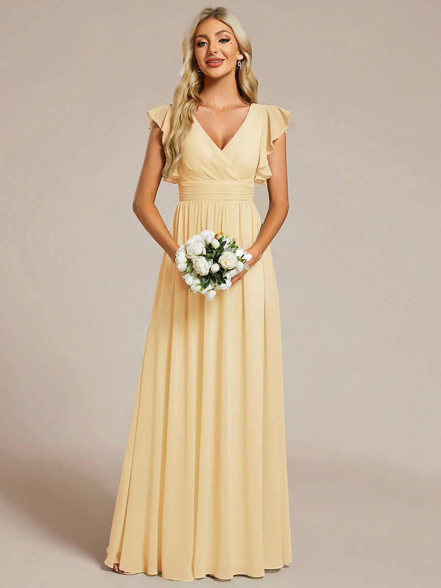 LILYANA™ | Vestido de Dama de Honor en Gasa Elegante