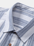 DIEGO | Completo Camicia a Righe e Pantalone di Lino