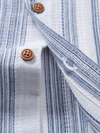 DIEGO | Completo Camicia a Righe e Pantalone di Lino