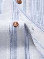 DIEGO | Completo Camicia a Righe e Pantalone di Lino