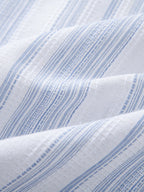 DIEGO | Completo Camicia a Righe e Pantalone di Lino