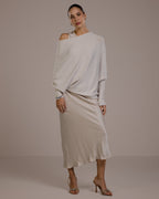 ELARA | Maglia Asimmetrica in Morbida Maglia