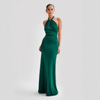 JANA | Abito maxi halter