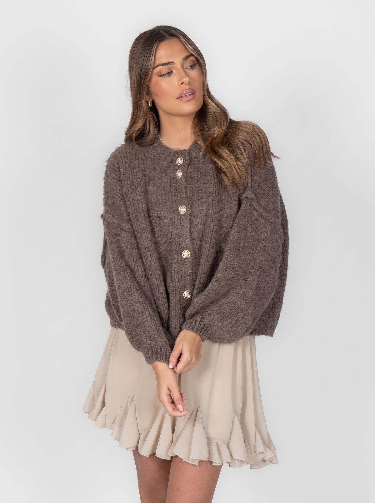 ELENA | Cardigan Oversize in Maglia Morbida