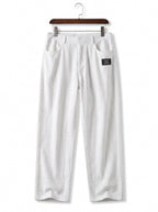 KAEL | Pantaloni vintage ampi, dritti e traspiranti in Cotone e Lino