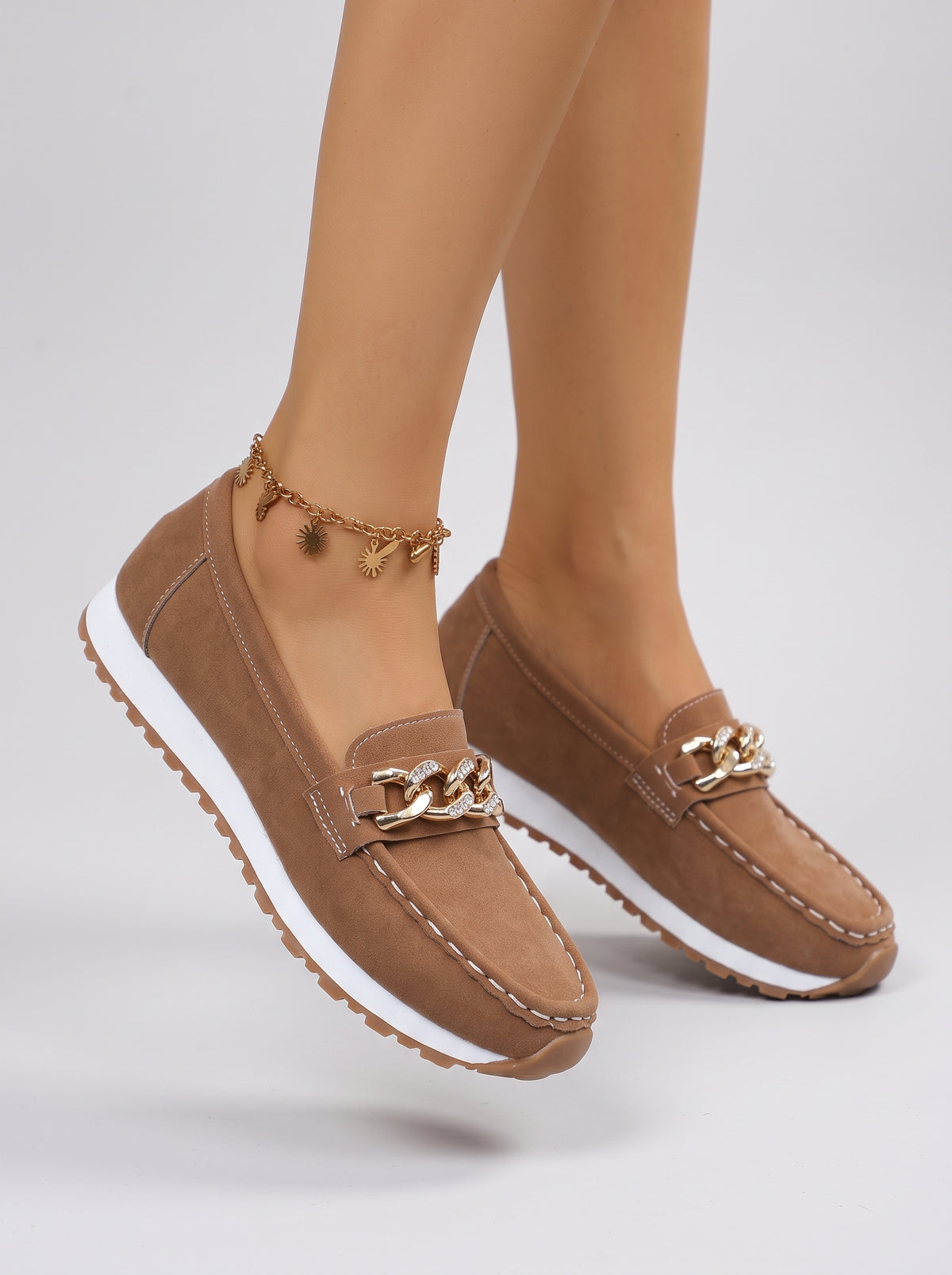 BIANCA | Mocassini con Catena – Eleganza e Comfort