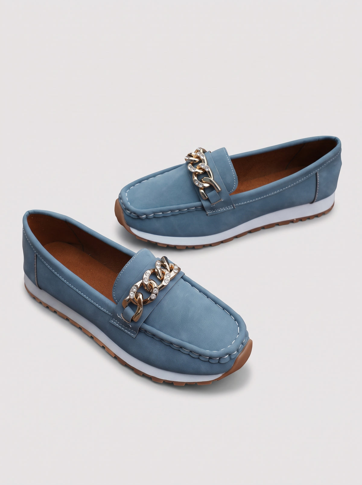 BIANCA | Mocassini con Catena – Eleganza e Comfort