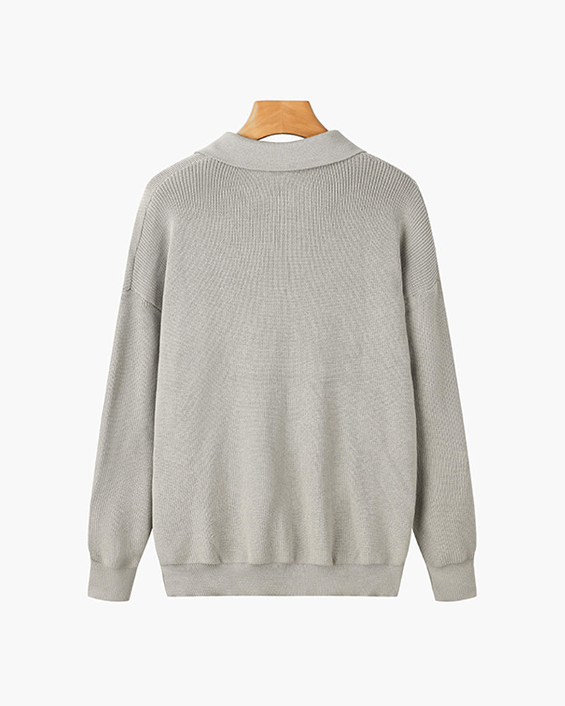 MAGLIA CONTI | Maglione Mezza Zip Cotone