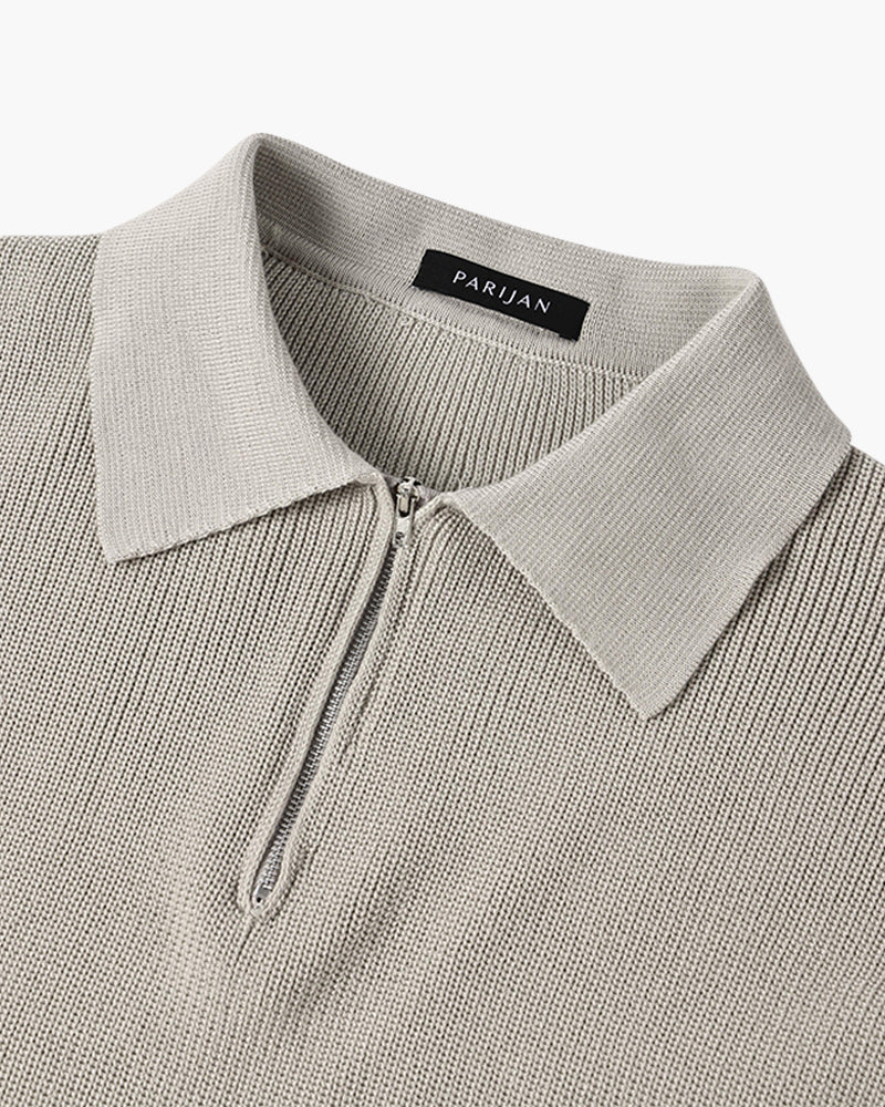 MAGLIA CONTI | Maglione Mezza Zip Cotone