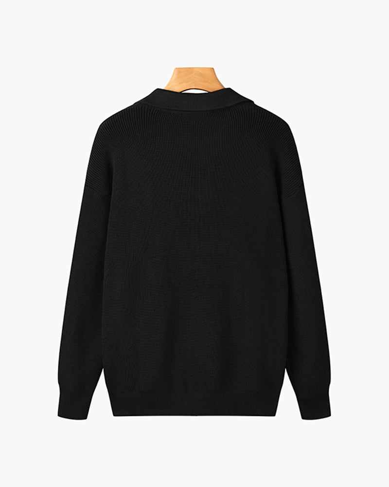 MAGLIA CONTI | Maglione Mezza Zip Cotone