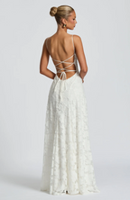 GIORGIA | Abito Maxi in Pizzo Elegante