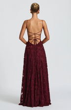 GIORGIA | Abito Maxi in Pizzo Elegante