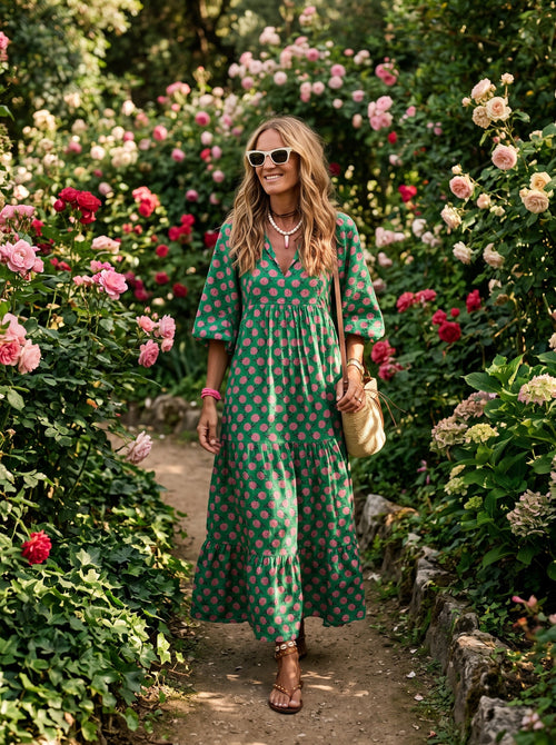 CELESTE | Abito Boho Estivo