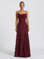 GIORGIA | Abito Maxi in Pizzo Elegante