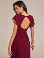 LILYANA™ | Abito da Damigella in Chiffon Elegante