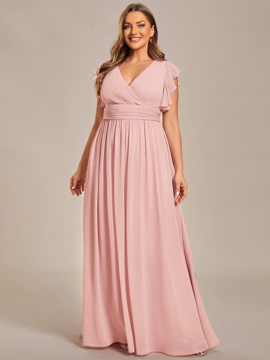 LILYANA™ | Vestido de Dama de Honor en Gasa Elegante