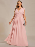 LILYANA™ | Abito da Damigella in Chiffon Elegante