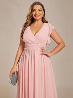 LILYANA™ | Abito da Damigella in Chiffon Elegante