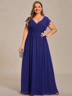 LILYANA™ | Abito da Damigella in Chiffon Elegante