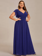 LILYANA™ | Abito da Damigella in Chiffon Elegante