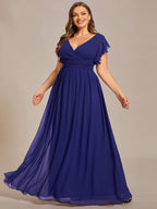 LILYANA™ | Abito da Damigella in Chiffon Elegante