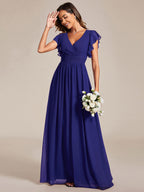LILYANA™ | Abito da Damigella in Chiffon Elegante