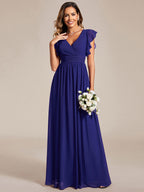 LILYANA™ | Abito da Damigella in Chiffon Elegante