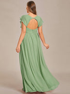 LILYANA™ | Abito da Damigella in Chiffon Elegante