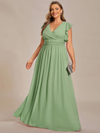 LILYANA™ | Abito da Damigella in Chiffon Elegante