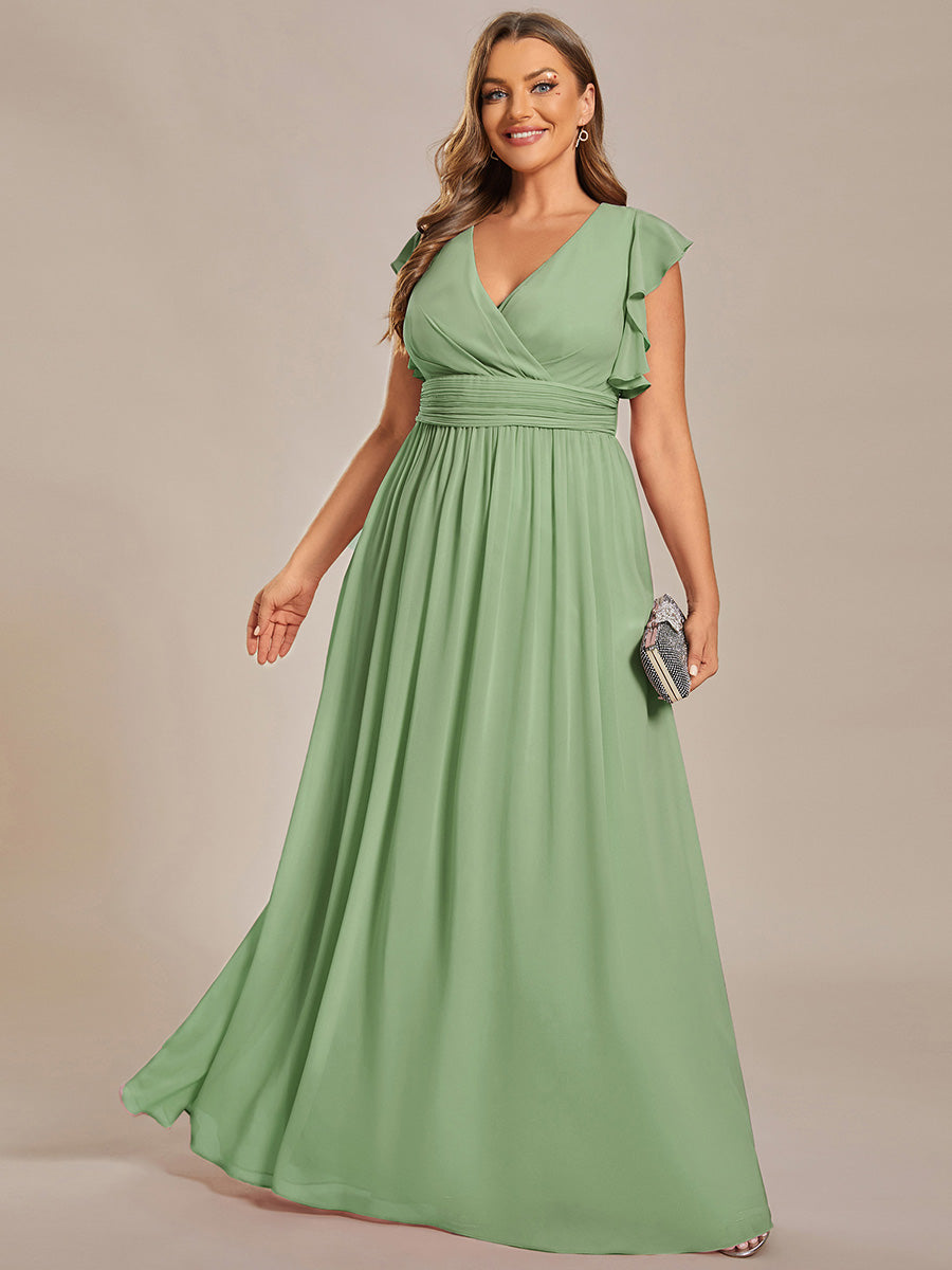 LILYANA™ | Vestido de Dama de Honor en Gasa Elegante
