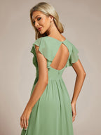 LILYANA™ | Abito da Damigella in Chiffon Elegante