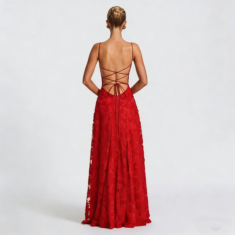 GIORGIA | Vestido Maxi de Encaje Elegante