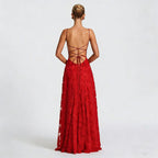GIORGIA | Abito Maxi in Pizzo Elegante