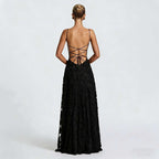 GIORGIA | Abito Maxi in Pizzo Elegante