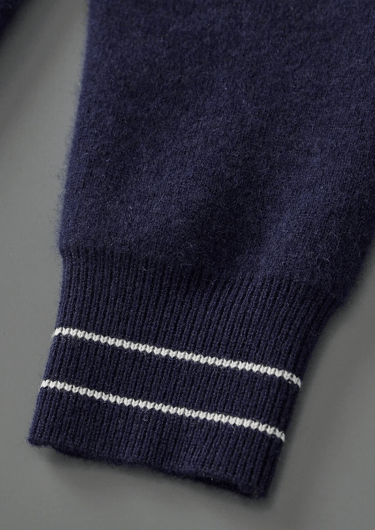 FILO NOBILE | Cardigan Merino Polo Contrast