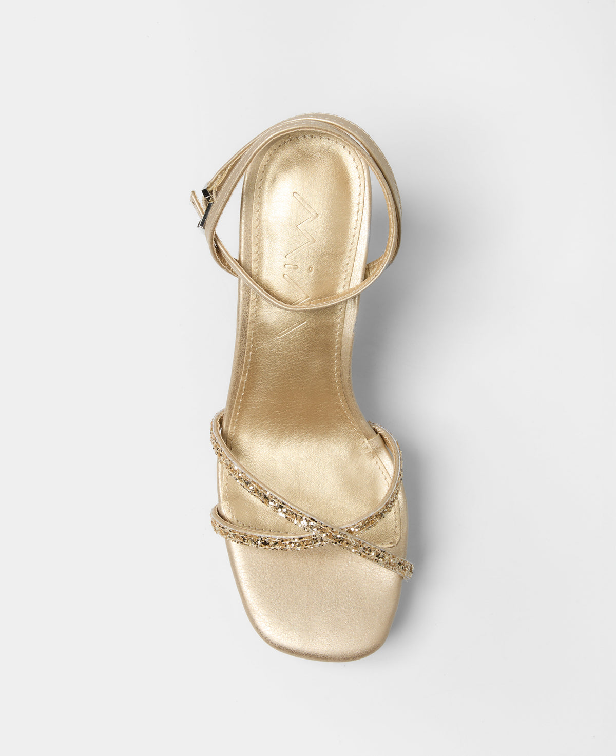 LUCENA | Sandali Tacco Piattaforma Glitter