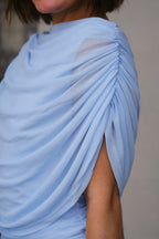 LEONOIR™ | Abito Drappeggiato in Rete Morbida Elegante