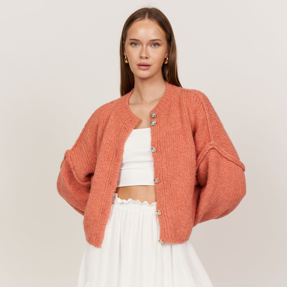 ELENA | Cardigan Oversize in Maglia Morbida
