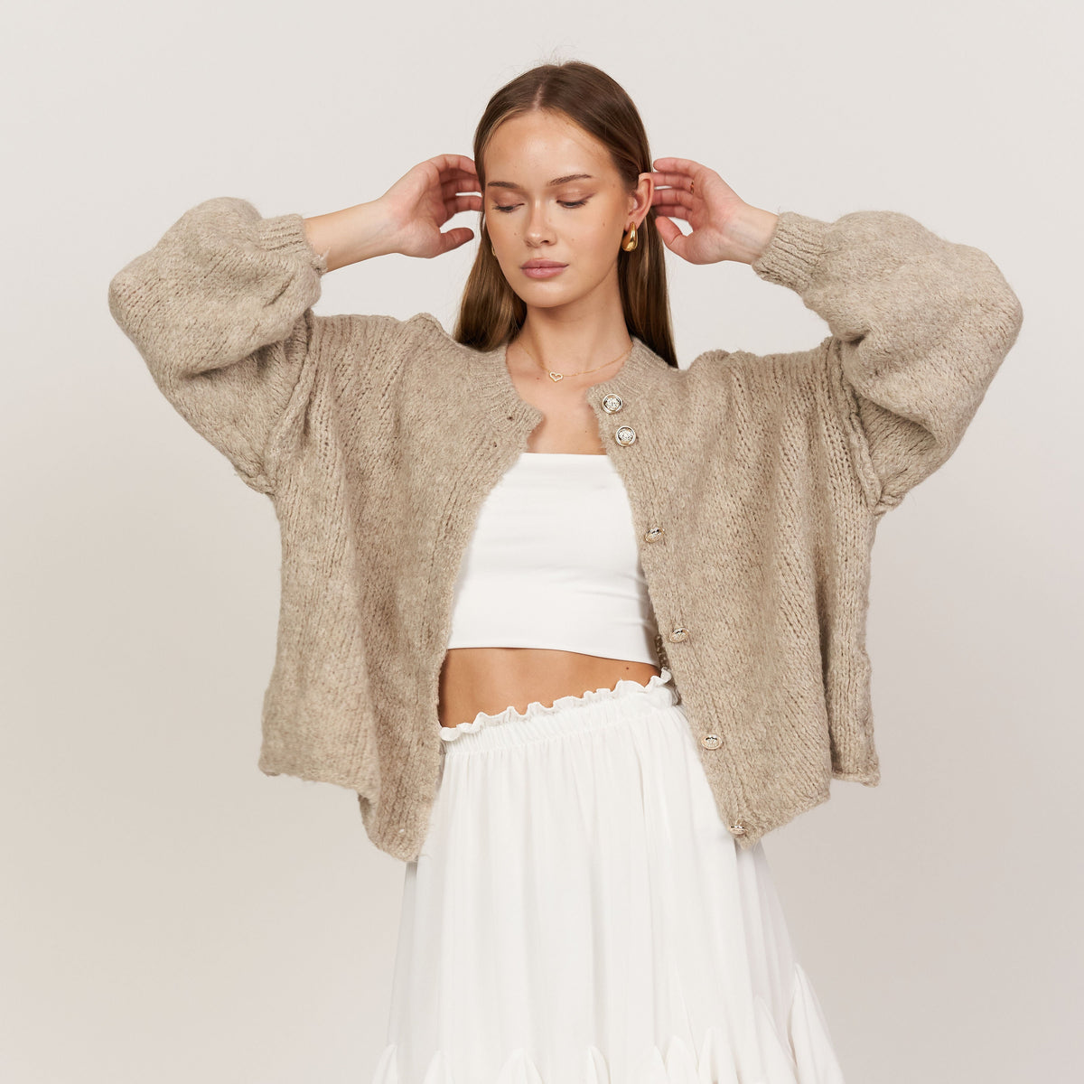 ELENA | Cardigan Oversize in Maglia Morbida
