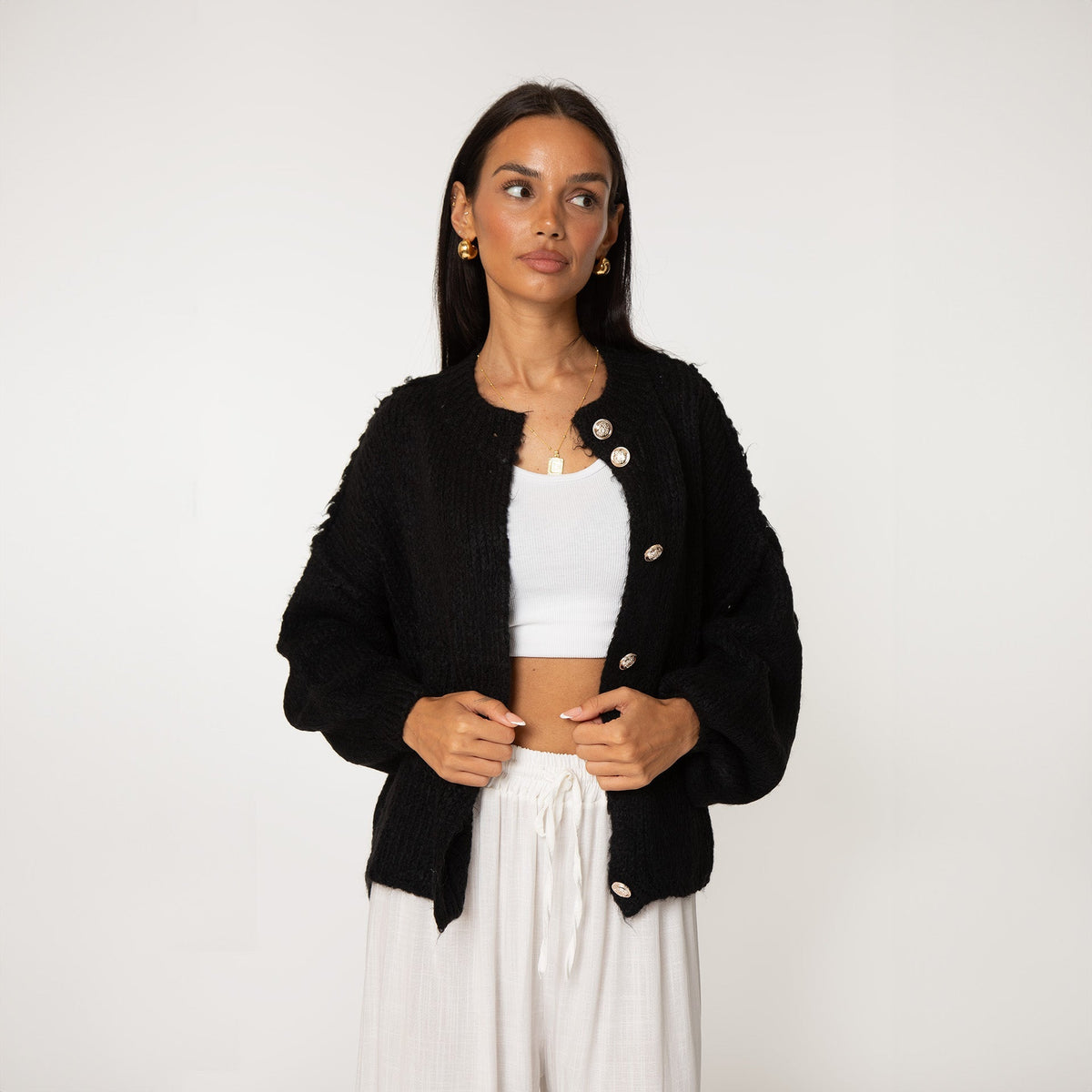 ELENA | Cardigan Oversize in Maglia Morbida