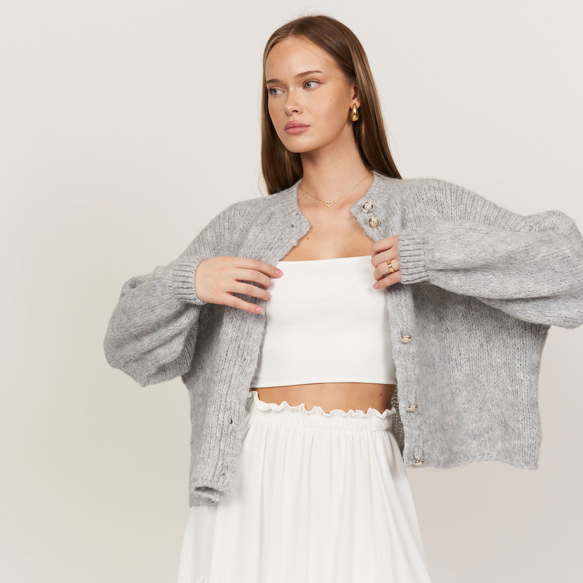 ELENA | Cardigan Oversize in Maglia Morbida