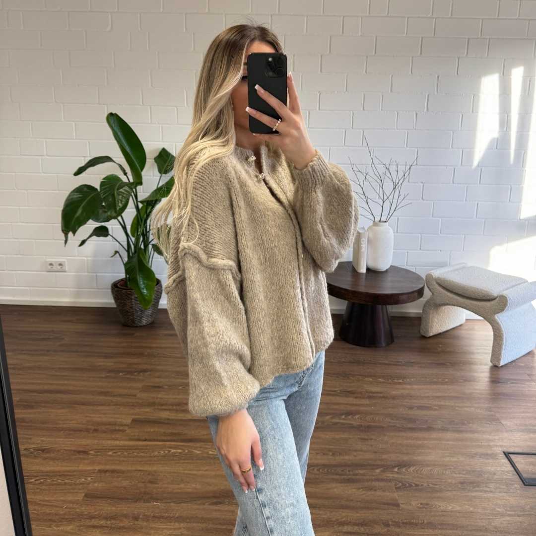 ELENA | Cardigan Oversize in Maglia Morbida
