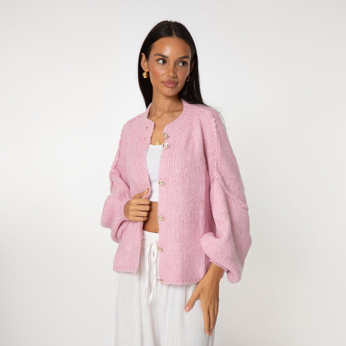 ELENA | Cardigan Oversize in Maglia Morbida