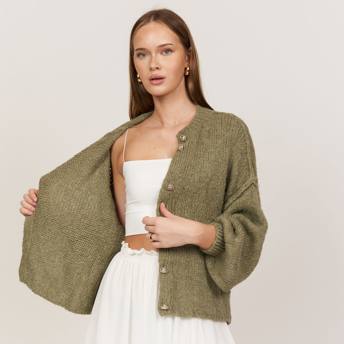 ELENA | Cardigan Oversize in Maglia Morbida